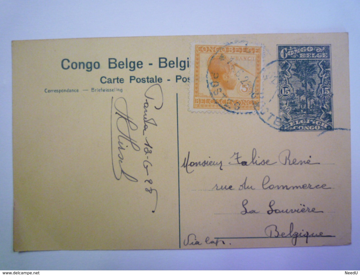 GP 2019 - 1970  CONGO BELGE - KABINDA  :  Le Marché Indigène  1928  XXX - Congo Belge