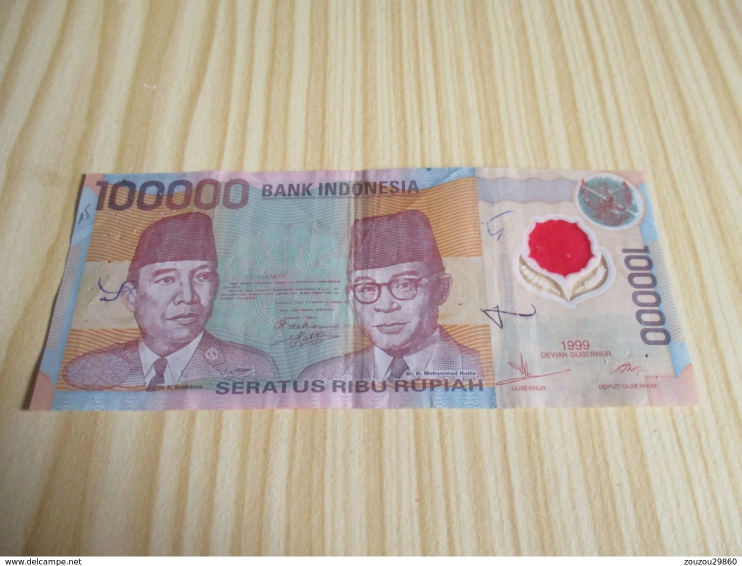 Indonésie.Billet 100000 Rupiah 1999. - Indonesia