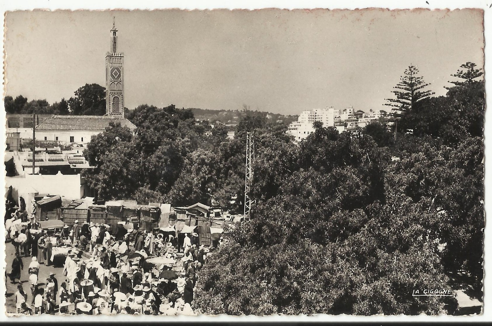 Maroc - Tanger - Jour De Marché Au Grand Socco 1955 - Tanger