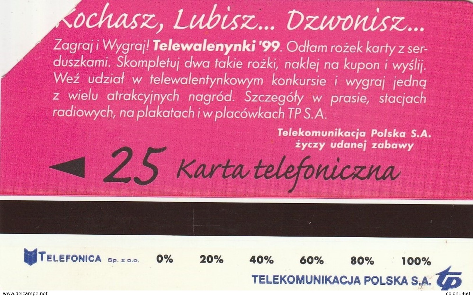 POLONIA. VALENTINE'S DAY 99 - HER. 25U. 653. (222) - Polonia