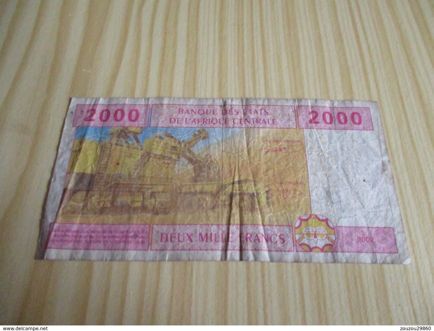 Gabon.Billet 2000 Francs. - Gabon