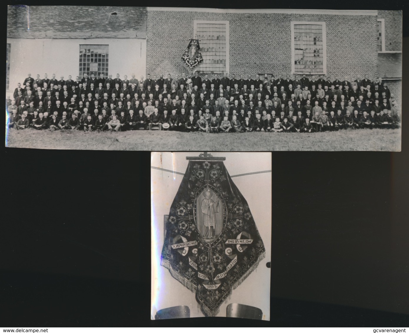 BEERVELDE  FOTO 1962  24 X 9 CM - XAVERIANNENVERENIGING IN 1895 WELKE TOEN 250 LEDEN TELDE - Lochristi