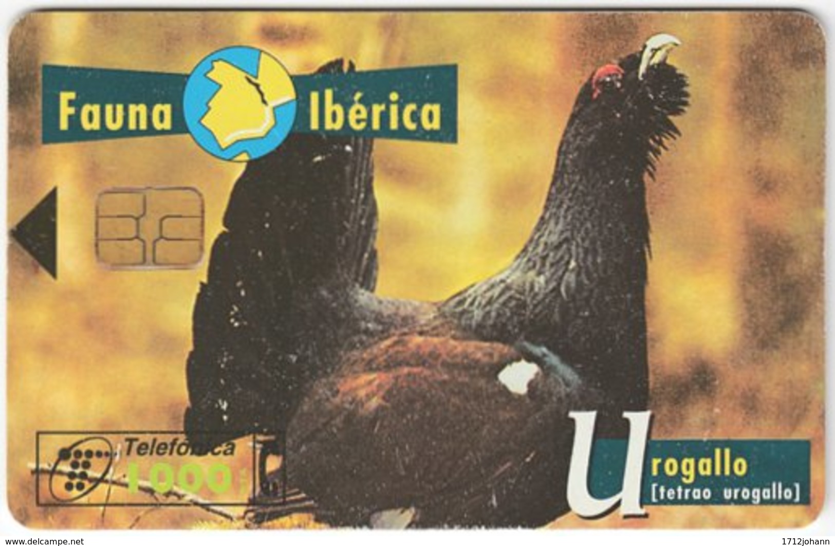 SPAIN B-317 Chip Telefonica - Animal, Bird - Used - Sonstige & Ohne Zuordnung