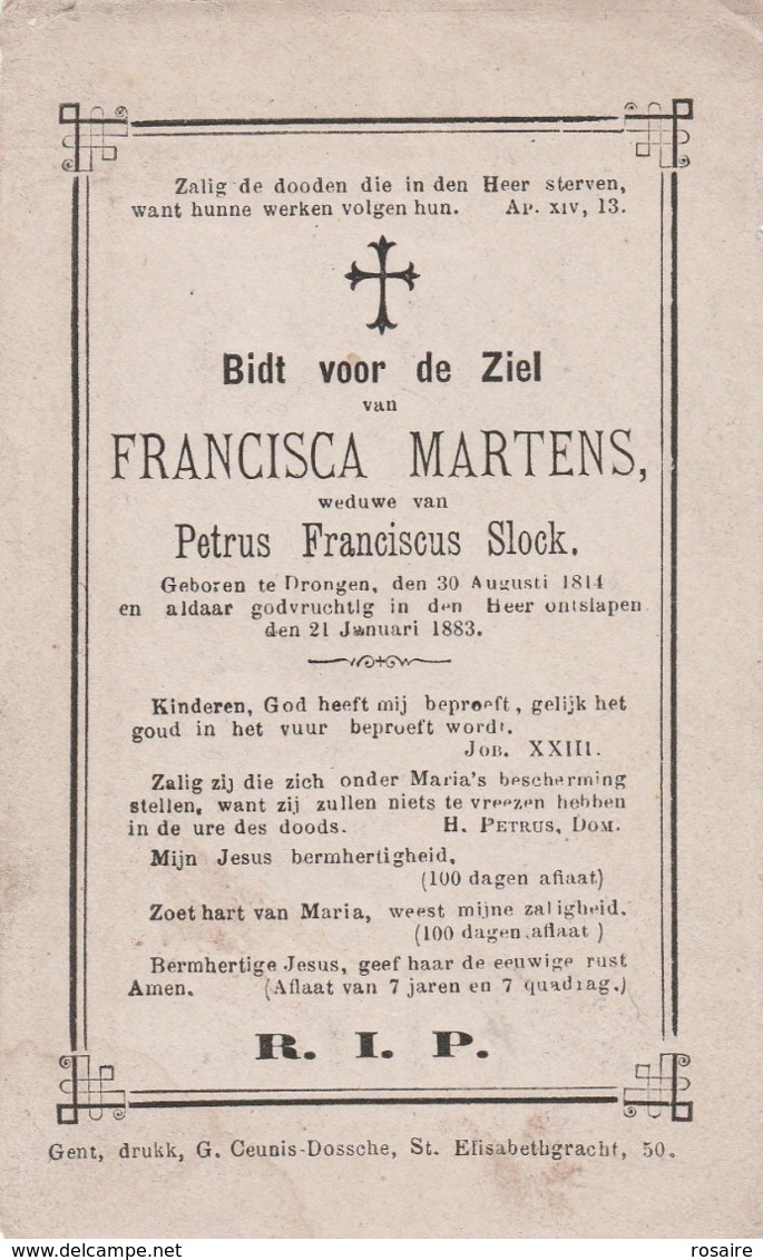 Francisca Martens-drongen 1814-1883 - Imágenes Religiosas