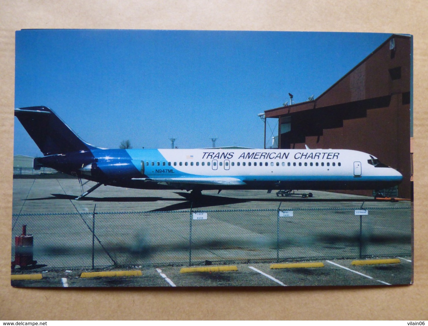 TRANS AMERICAN CHARTER   DC 9       EDITION HAP / HISTORICAL AIRCRAFT POSTCARDS N° HC 815 - 1946-....: Era Moderna