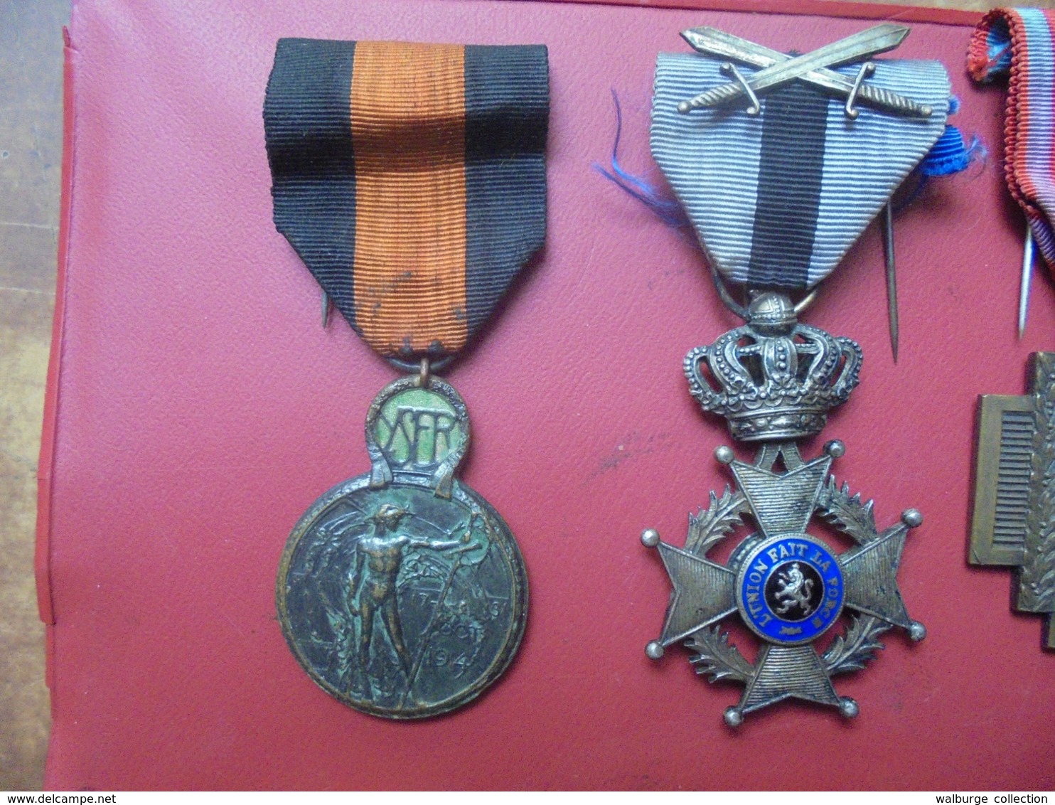 BEAU LOT DECORATIONS 1914-1918 DONT MEDAILLE DE L'YSER - Belgique