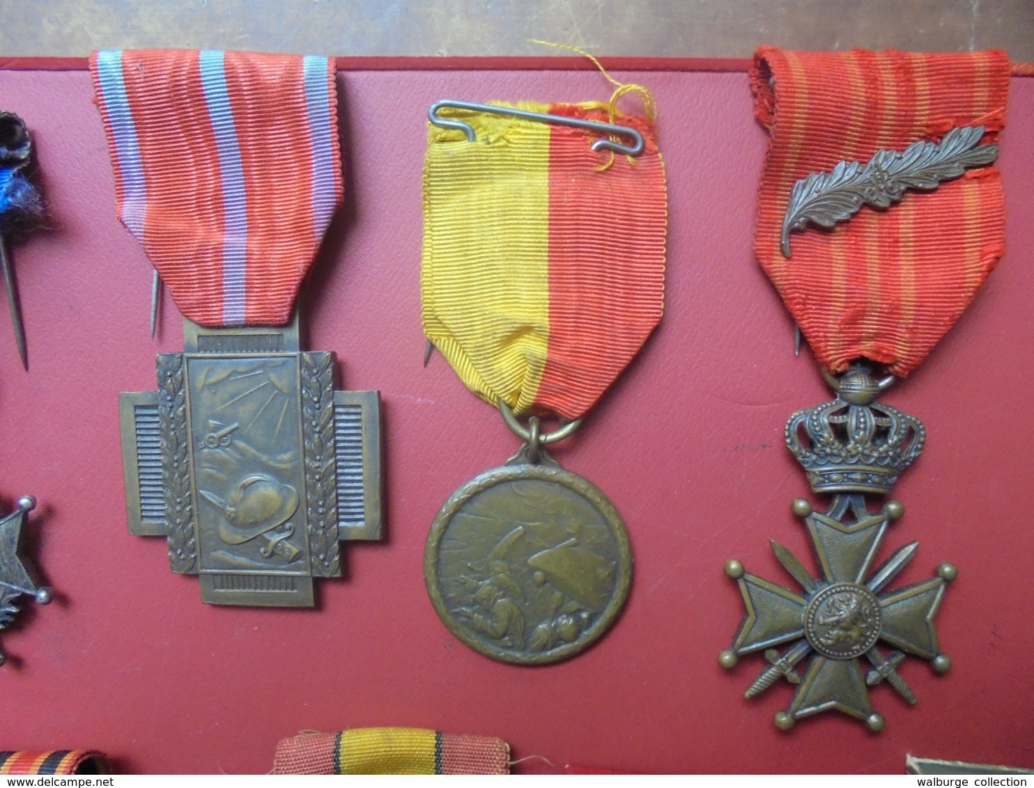 BEAU LOT DECORATIONS 1914-1918 DONT MEDAILLE DE L'YSER - Belgique