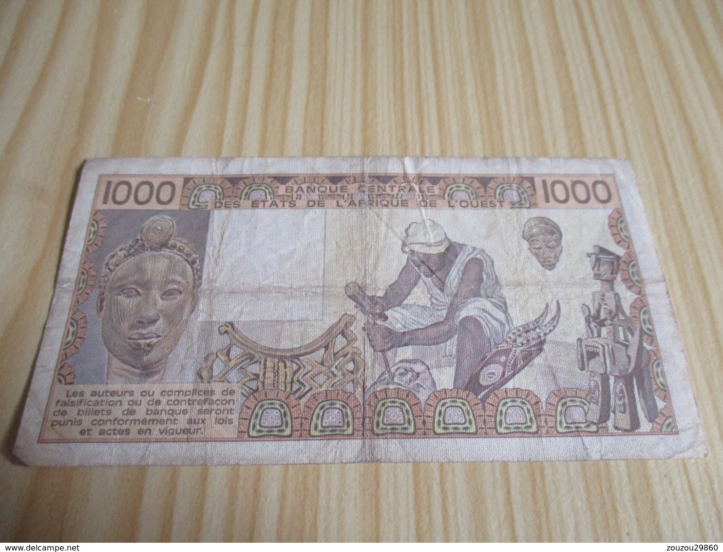 Niger.Billet 1000 Francs 1987. - Niger