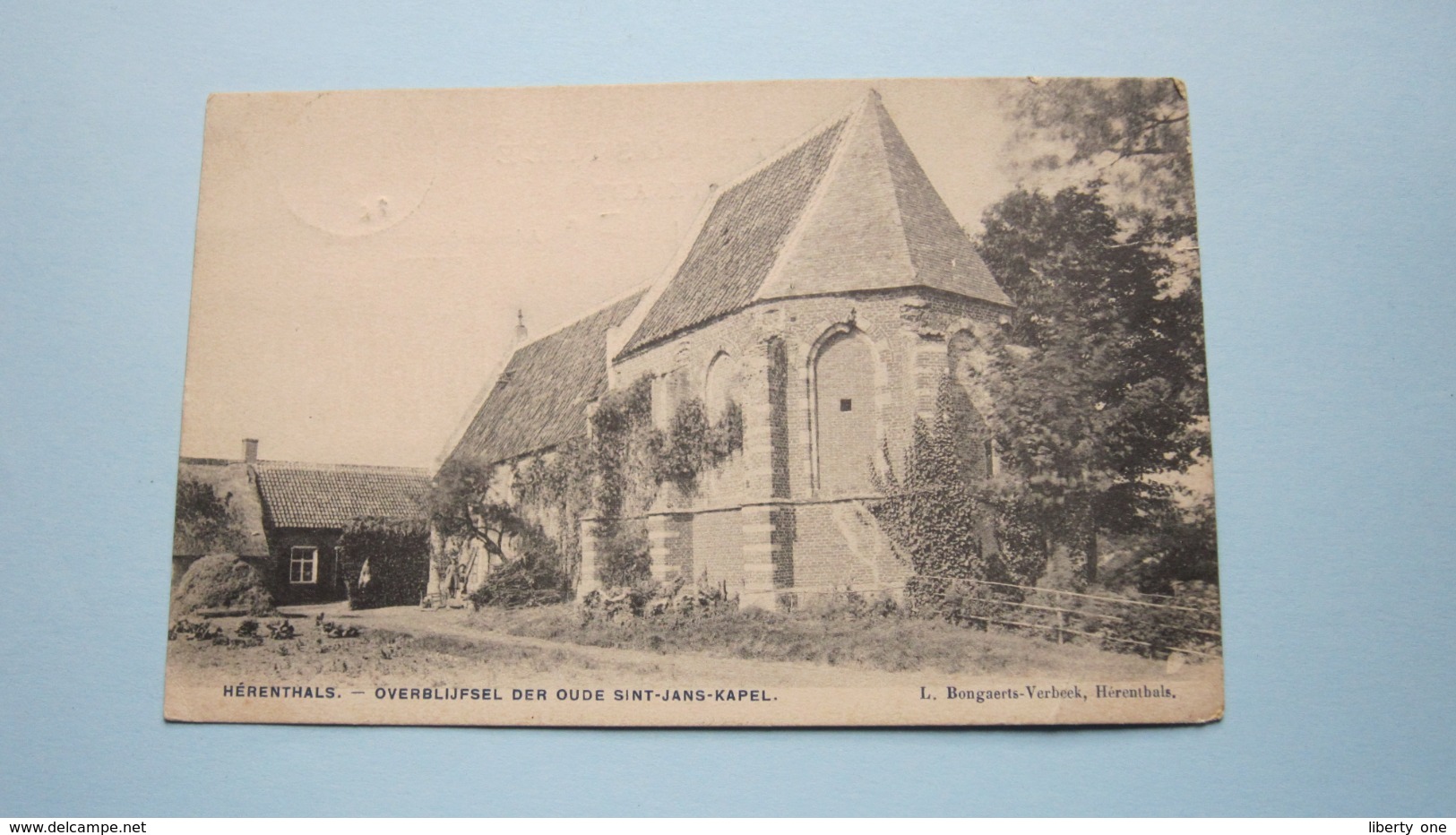 Overblijfsel Der Oude Sint-Jans Kapel ( Edit. L. Bongaerts-Verbeek ) Anno 1914 ( Zie Foto Details > Scheur +/- 2 Cm.) ! - Herentals