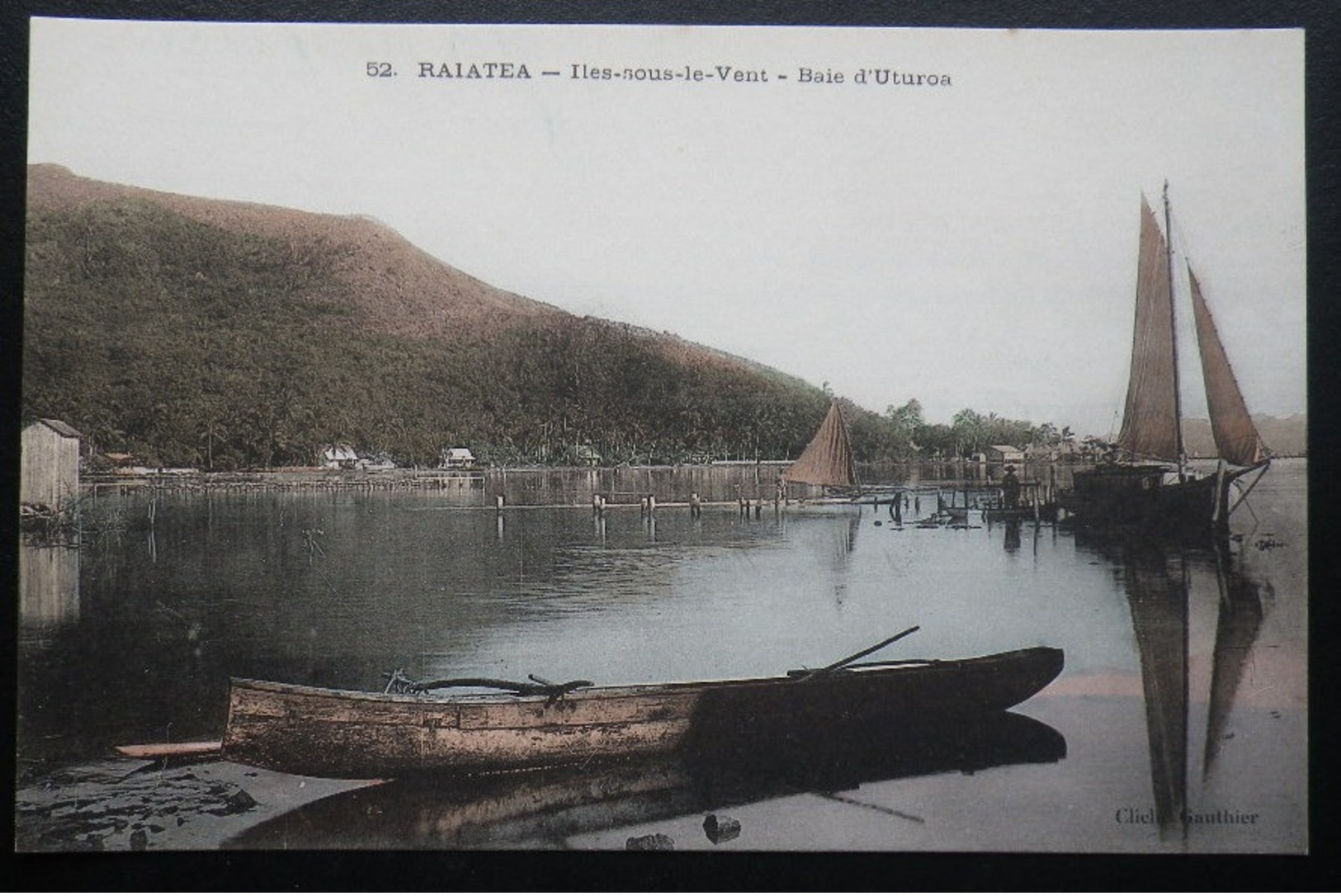 Tahiti Postcard. 52. Raiatea - Baie D'Uturoa (Iles Sous Le Vent) - Tahiti