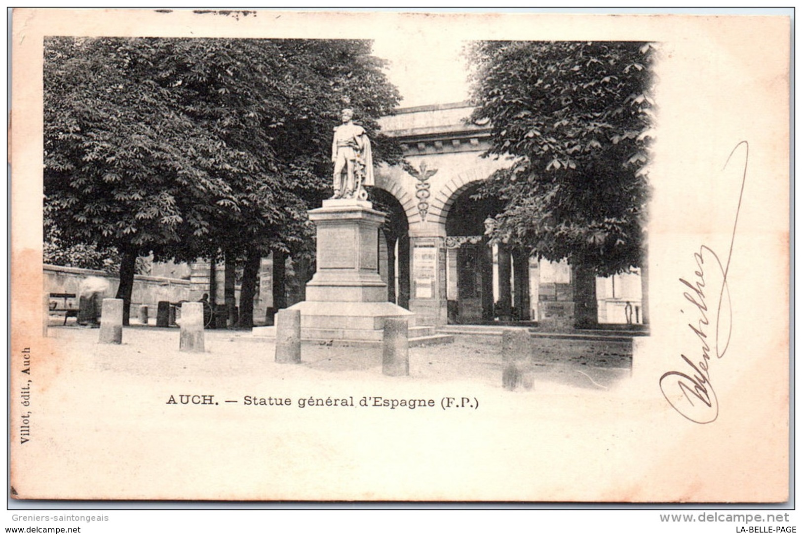 32 AUCH - Statue Du Général D'Espagne - Auch