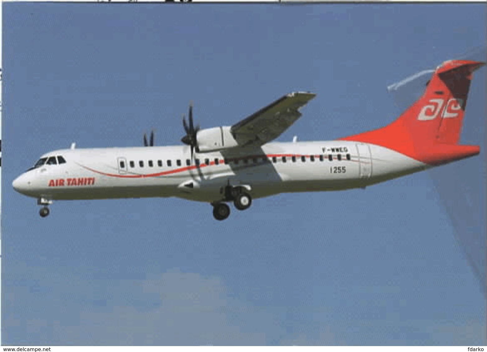 Air Tahiti Airways F-WWEG France ATR-72 Aereo Franch Aiplane At Toulousa ATR 72 French - 1946-....: Modern Tijdperk