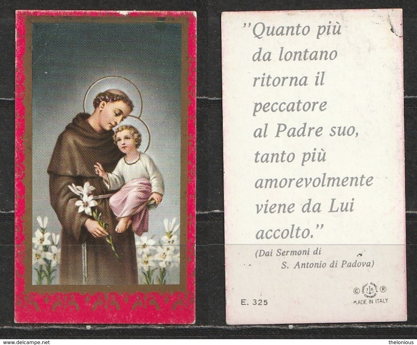 # Santino - Sant'Antonio Di Padova - Santini