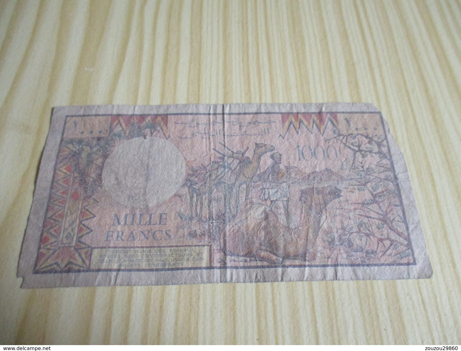 Djibouti.Billet 1000 Francs. - Gibuti