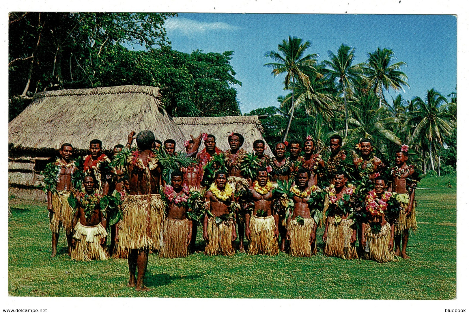 Ref 1328 - Fiji Ethnic Postcard - Nasilai Tropicana Resort Group - Pacific Islands - Fidji