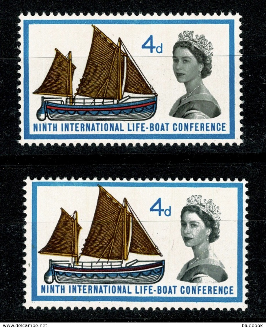 Ref 1329 - 4d Lifeboat - Major Stamp Perforation Error - Unused Stamps