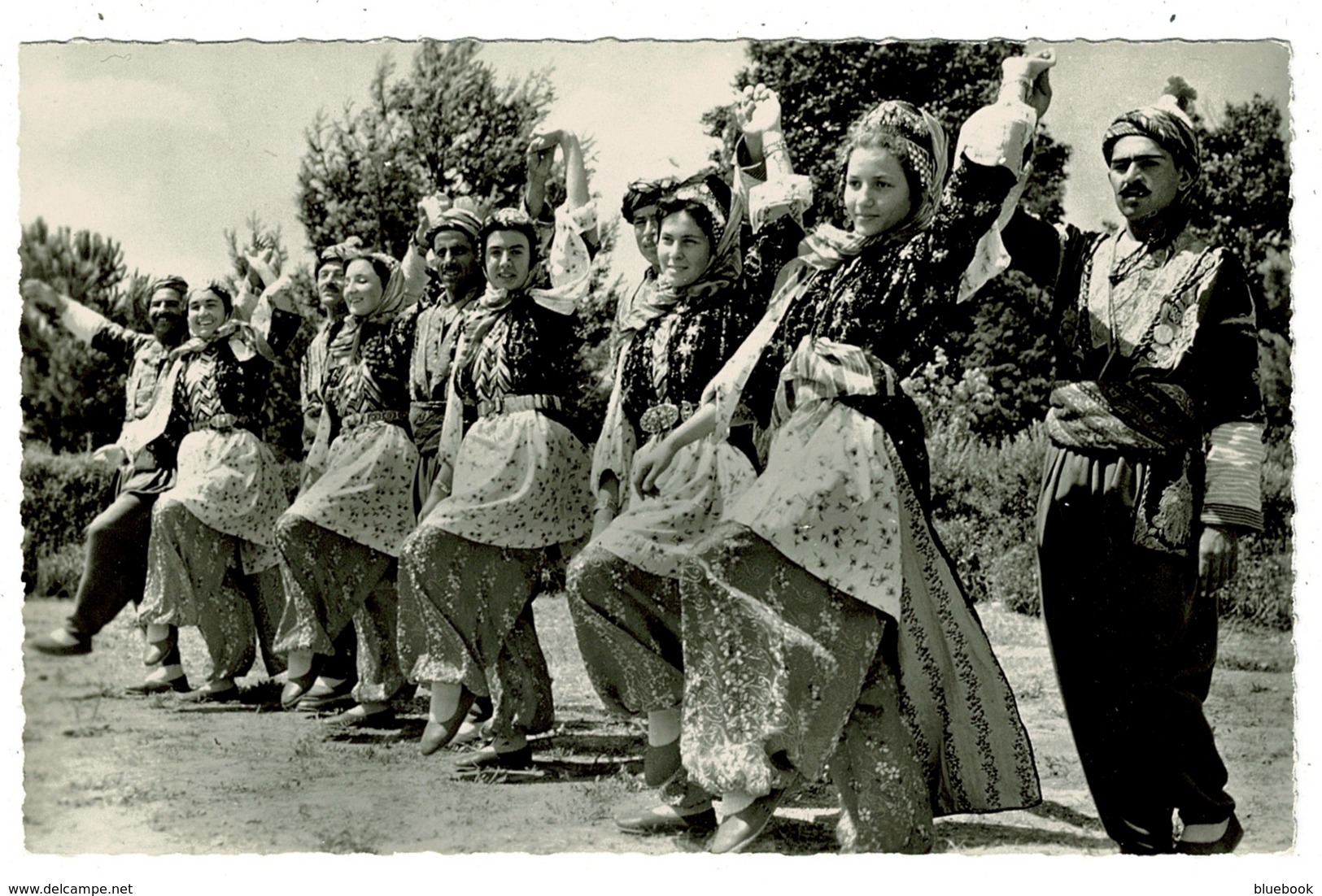 Ref 1330 - Real Photo Ethnic Card - Turquie Des Mille Et Ine Nuits - Turkey Music Dance (2) - Asia