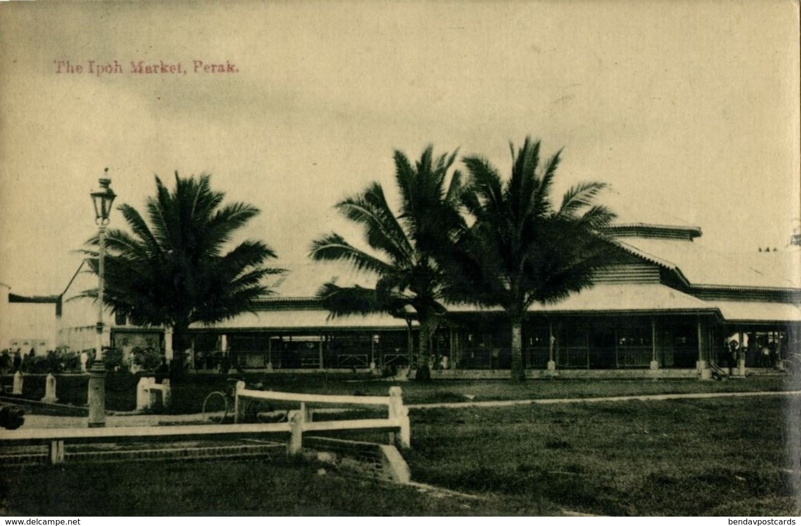 Malay Malaysia, PERAK IPOH, The Market Hall (1910s) Moritani Postcard - Malaysia