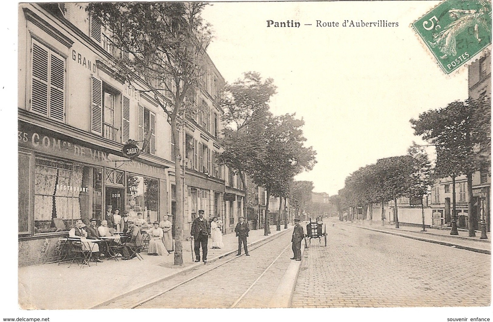 CPA Pantin Route D'Aubervilliers 93 Seine Saint Denis St - Pantin