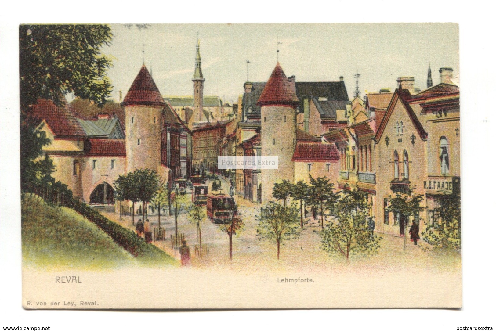 Reval, Tallinn - Lehmpforte - Early Estonia Postcard, Undivided Back - Estonia