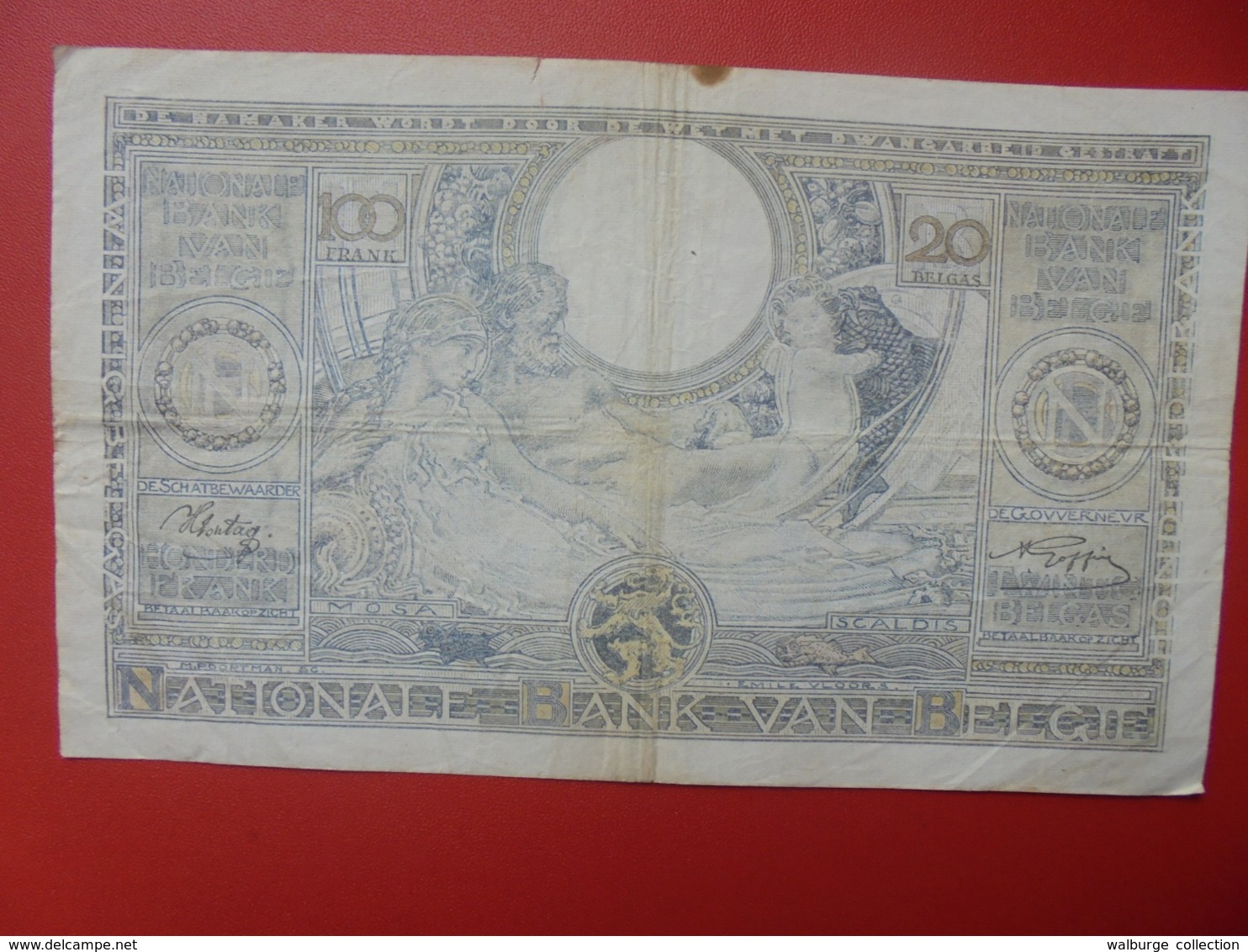 BELGIQUE 100 FRANCS 24-11-41 CIRCULER (B.7) - 100 Francs