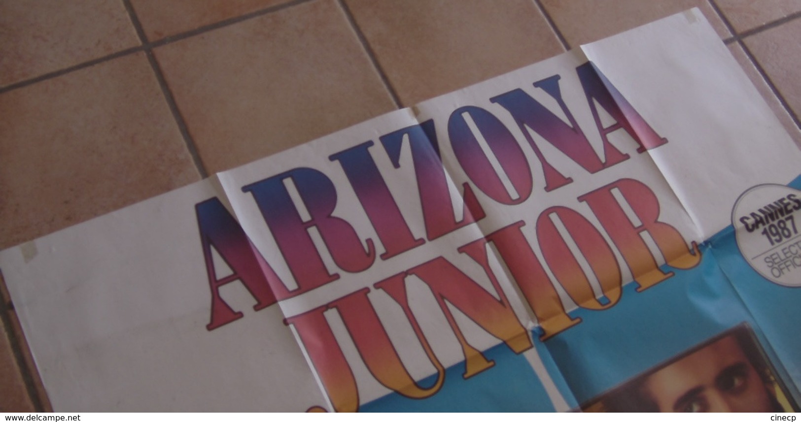 AFFICHE CINEMA ORIGINALE FILM ARIZONA JUNIOR Joel COEN Nicolas CAGE Holly HUNTER 1987 - Affiches & Posters