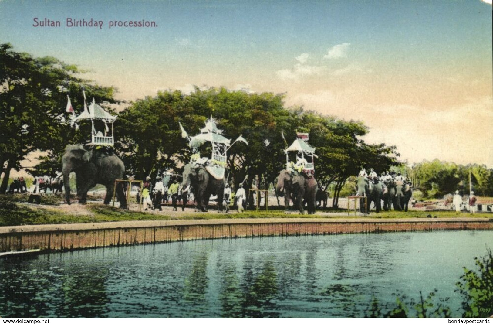 Malay Malaysia, PERAK, Birthday Procession For Sultan Idris Shah I (1910s) - Malaysia