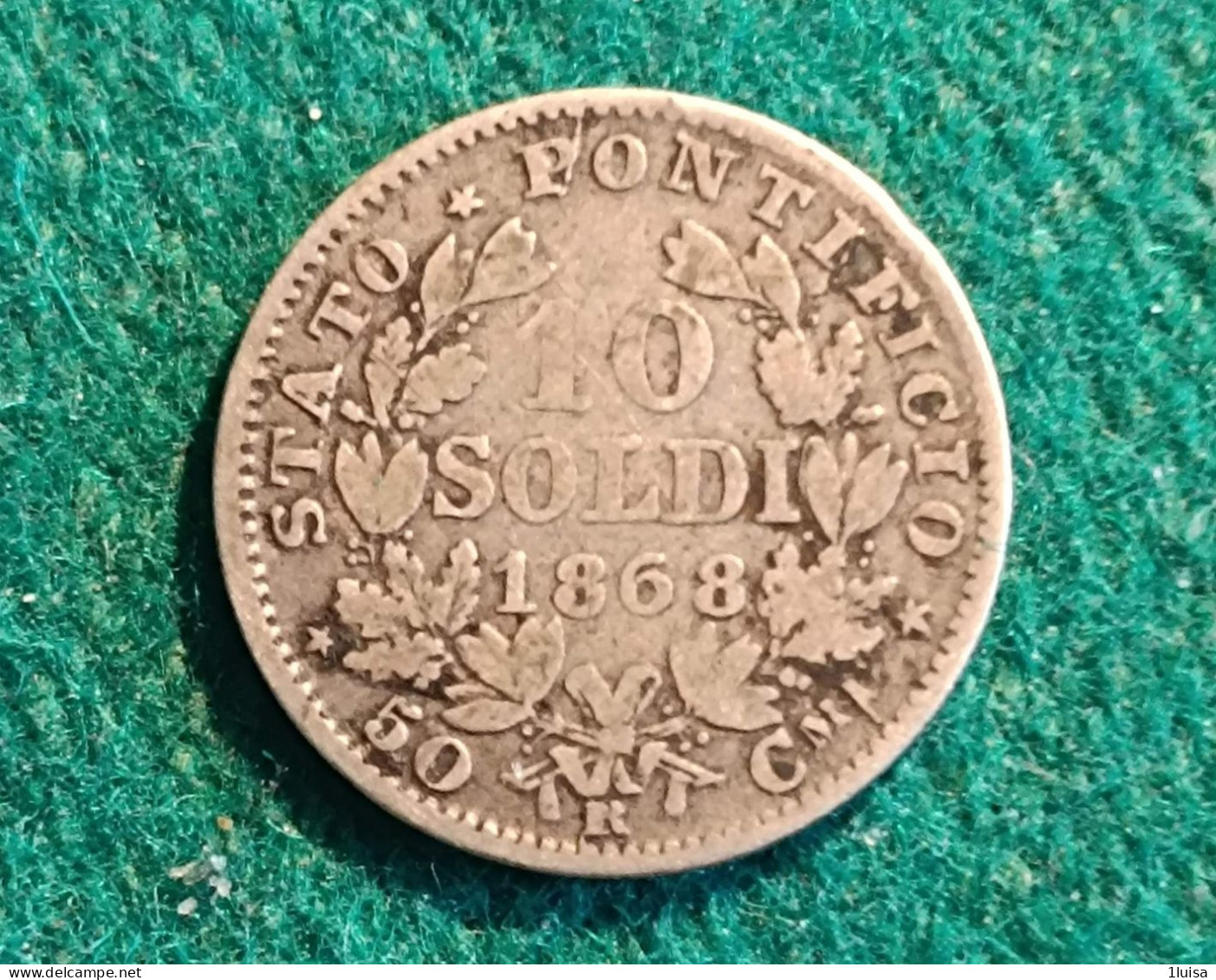 10 Soldi 1868 - Vaticano