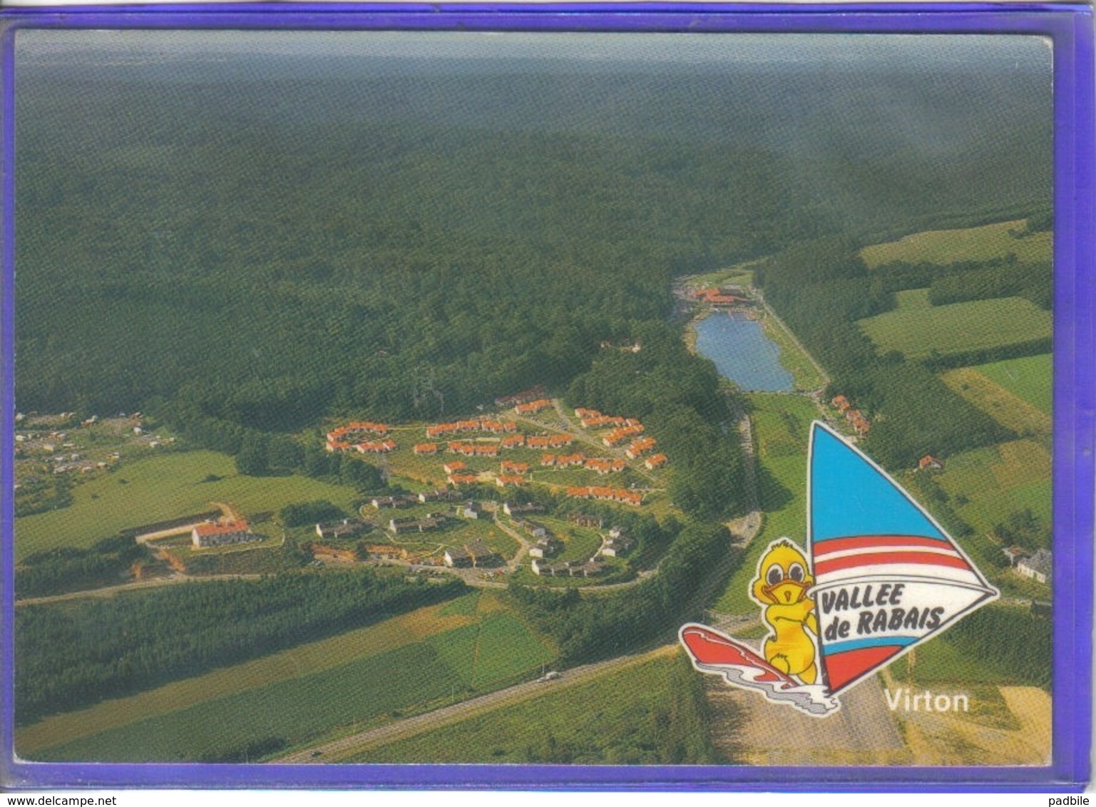 Carte Postale Belgique  Virton  Vue D'avion    Très Beau Plan - Autres & Non Classés