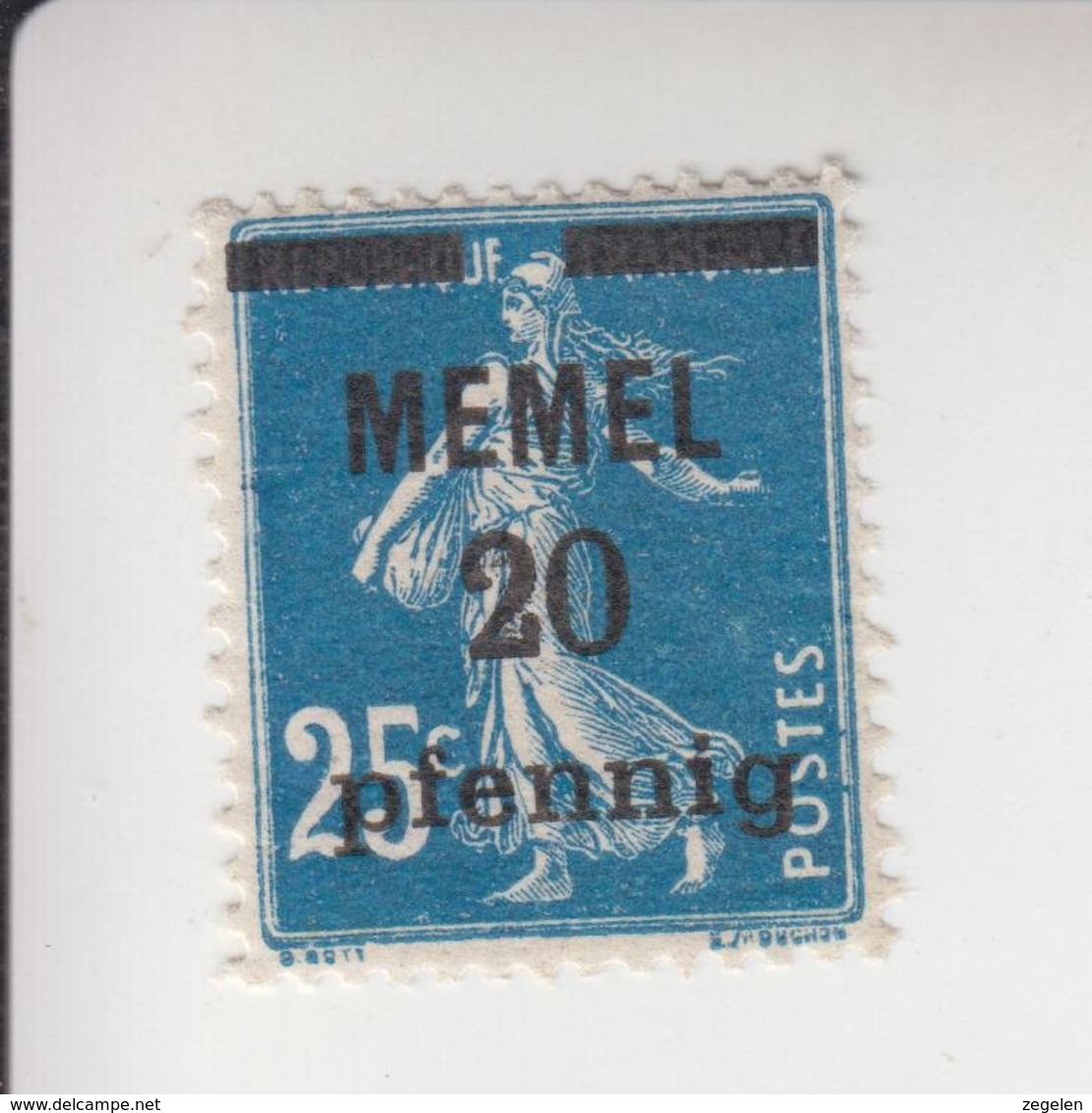 Memel Michel-cat. 20 ** - Altri & Non Classificati