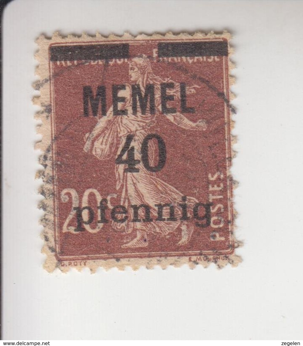 Memel Michel-cat. 22 Gestempeld - Other & Unclassified