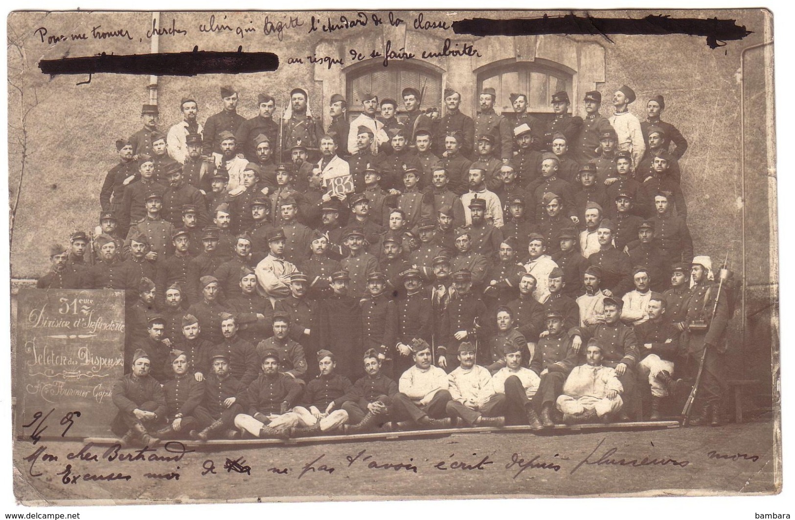 RODEZ - Groupe De Militaires DU 31ème  D'Infanterie ( Peleton Des Dispensés) - Rodez