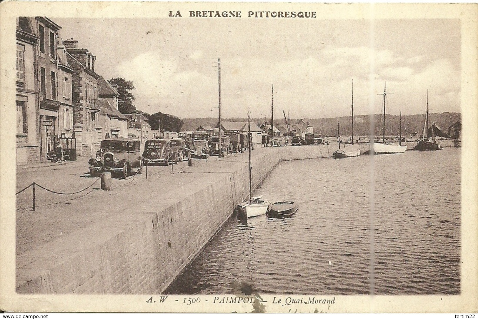 (PAIMPOL  )( 22 COTES DU NORD ) LE QUAI MORAND - Paimpol