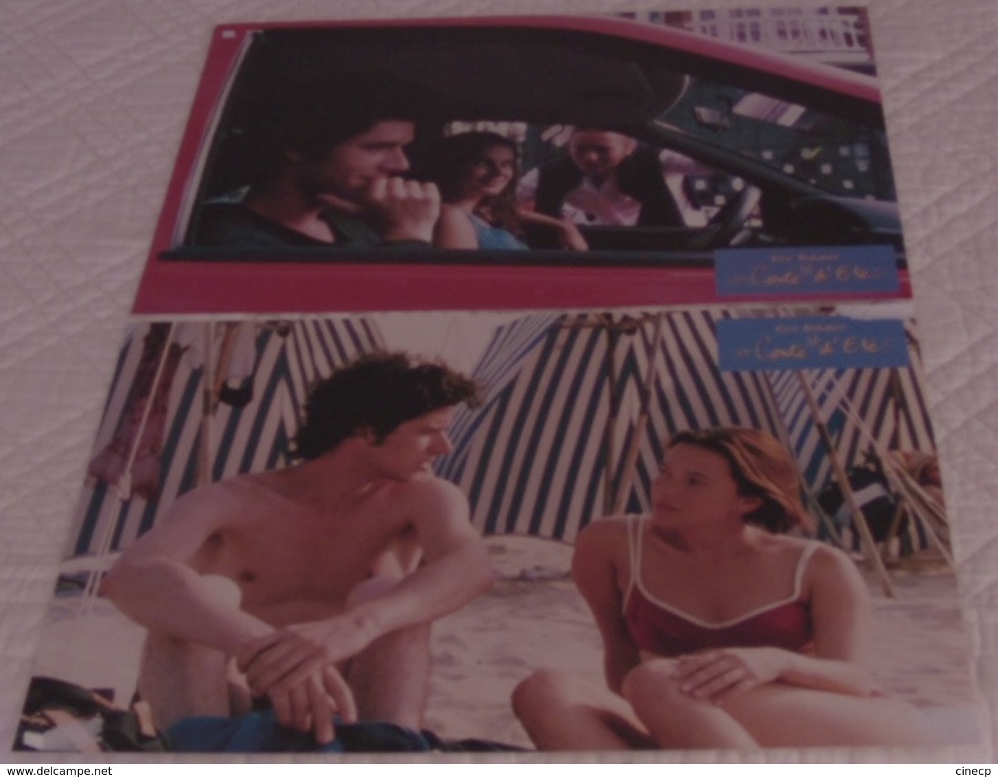 LOT 12 PHOTOS ORIGINALES EXPLOITATION FILM CONTE D'ETE Eric ROHMER Melvil POUPAUD Amanda LANGLET 1996 TBE - Photos