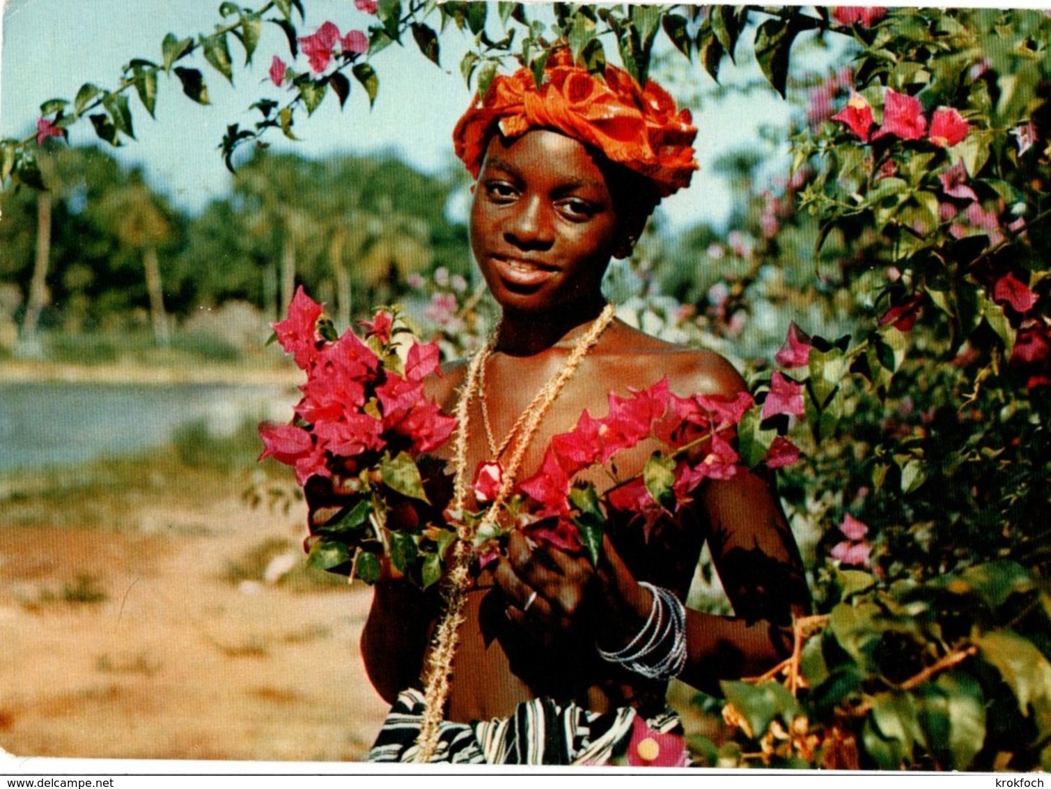 Plasmarine 1959 - Sierra Leone - Freetown - Jeune Fille Aux Fleurs - Sierra Leone (...-1960)