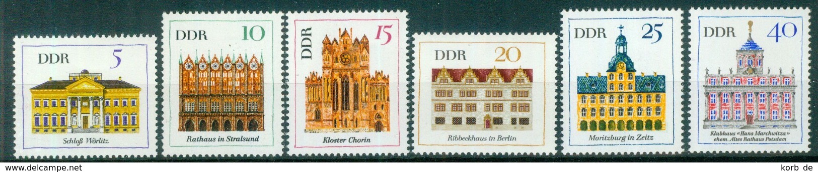 DDR 1967 / MiNr.   1245 - 1250   ** / MNH (L190) - Ungebraucht