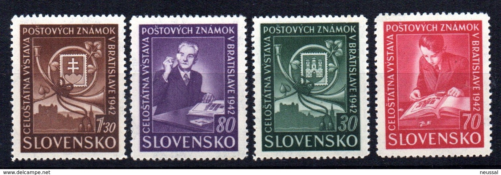 Serie  Nº 70/3   Eslovaquia - Unused Stamps