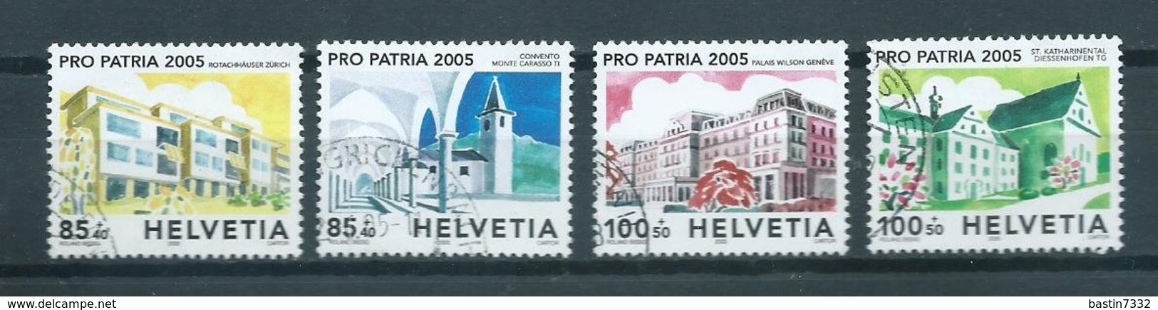 2005 Switzerland Complete Set Pro Patria Used/gebruikt/oblitere - Used Stamps