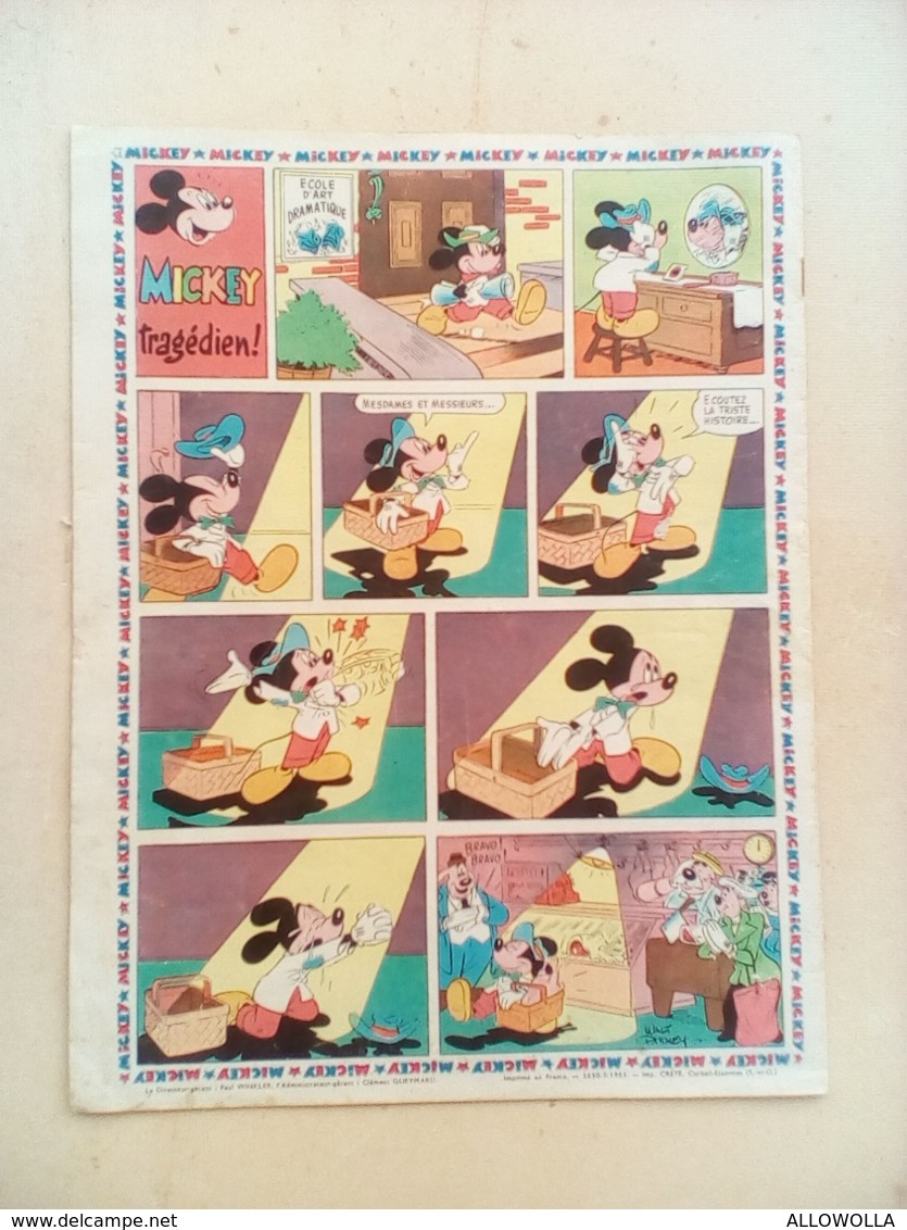 5198 " LE JOURNAL DE MICKEY-NOUVELLE SERIE-N° 167-WALT DISNEY-30 FRANCS-1955 - Journal De Mickey