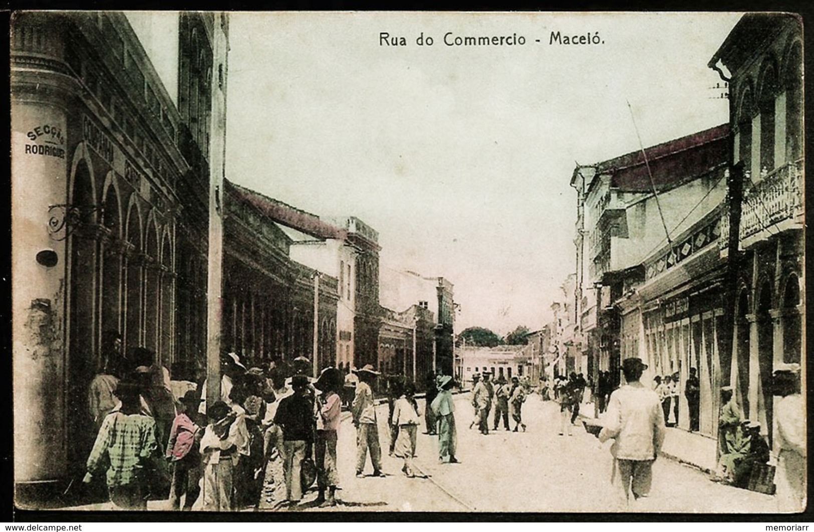 Maceio - Alagoas - Original Old Postcard, Rua Do Comercio - Unused - Maceió