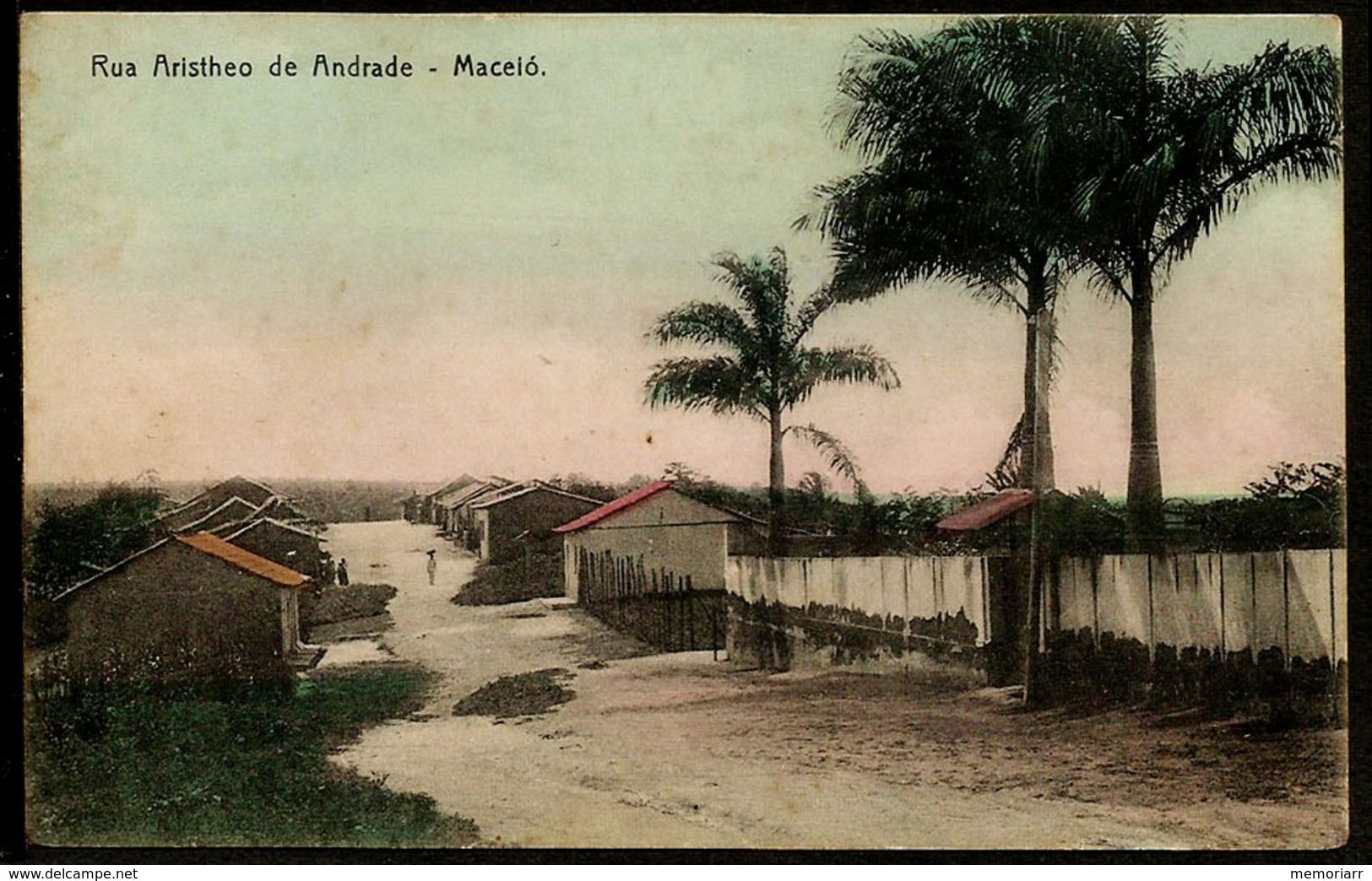Maceio - Alagoas - Original Old Postcard, Rua Aristheo De Andrade - Unused - Maceió