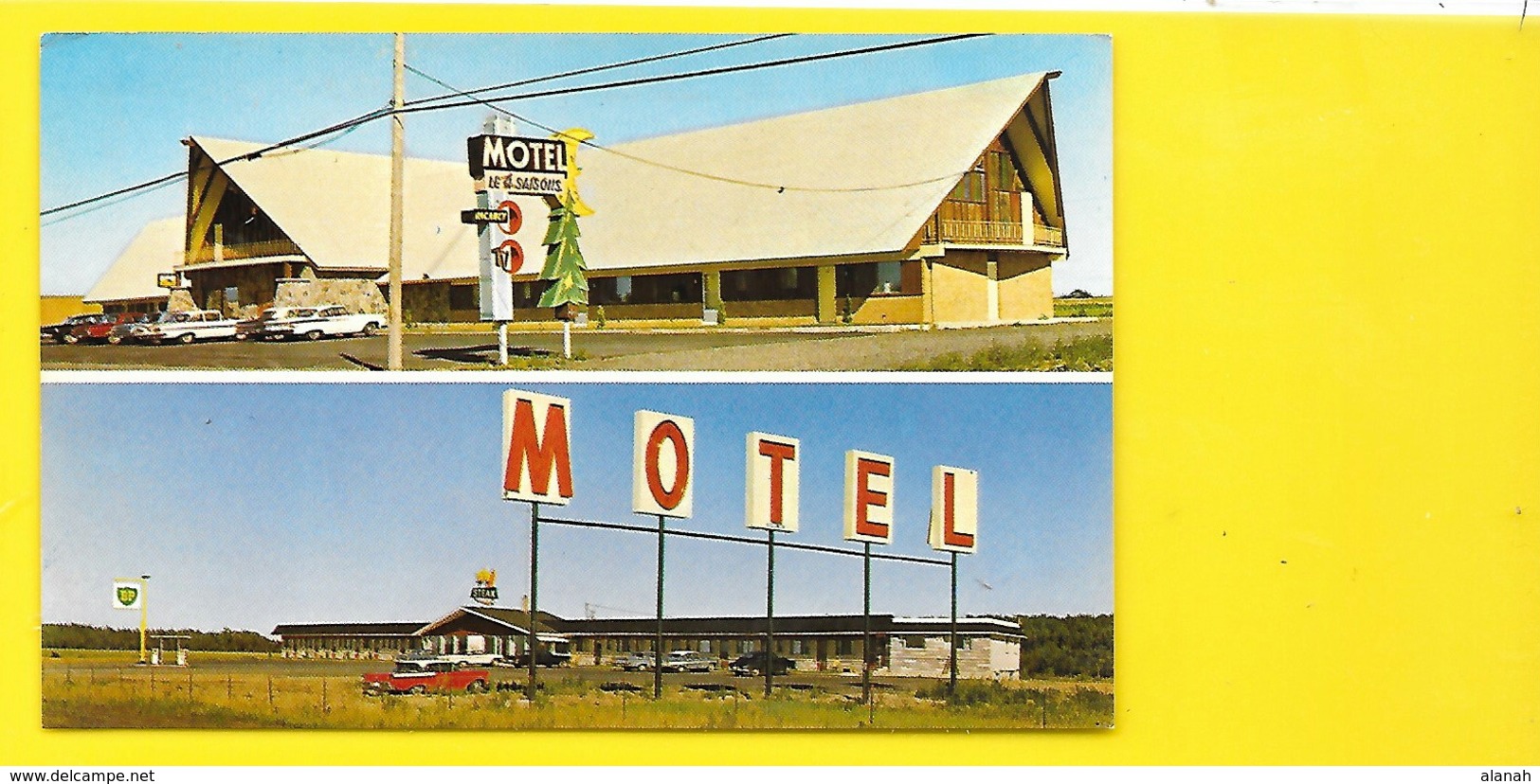 Hôtel Motel Le "4" Saisons Et Le "Roi Du Steack" Cité Drummond Québec Canada - Québec - La Cité