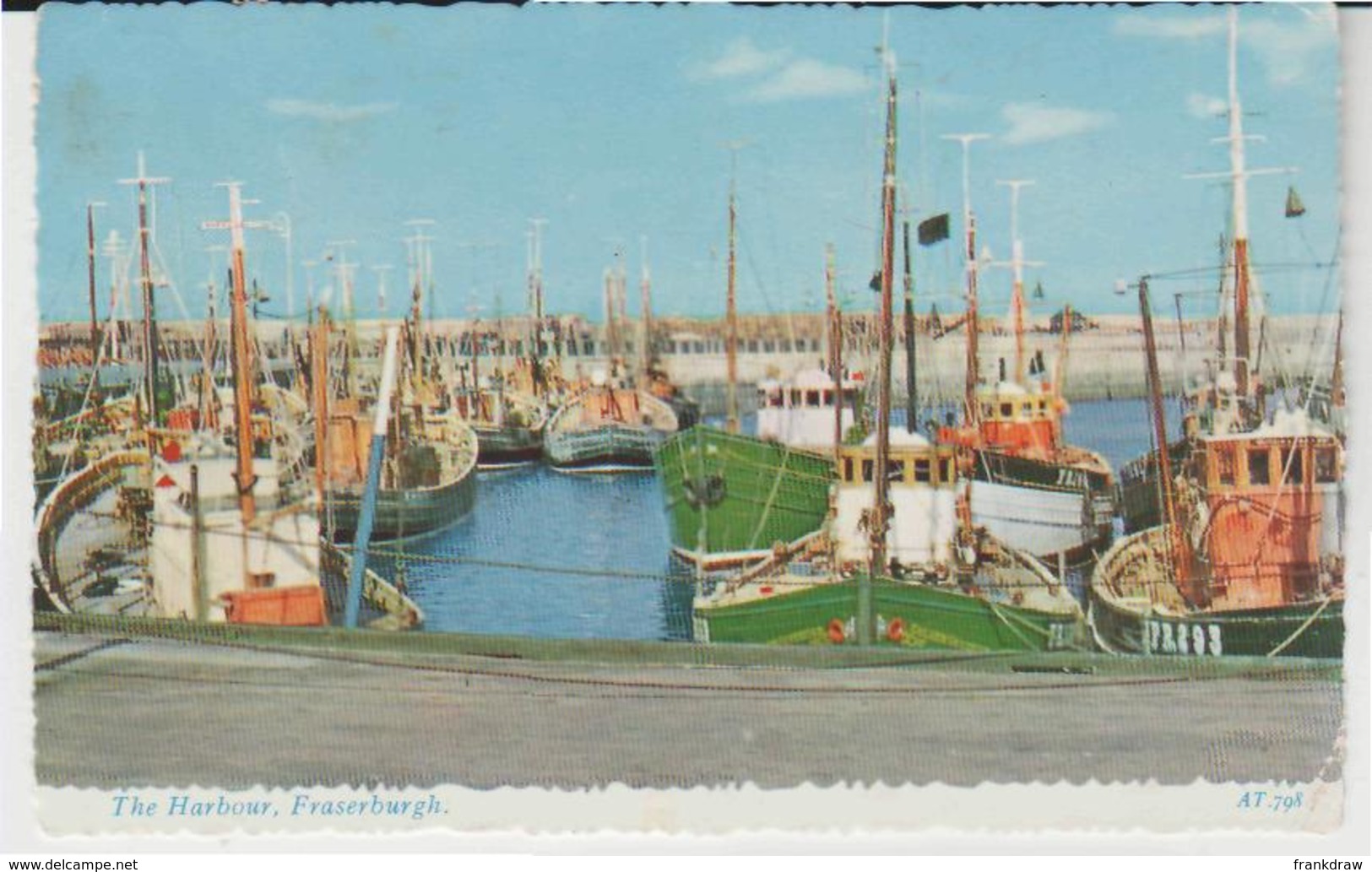 Postcard - The Harbour, Fraserburgh - Card No...at794 Posted 20th July 1970 Very Good - Ohne Zuordnung