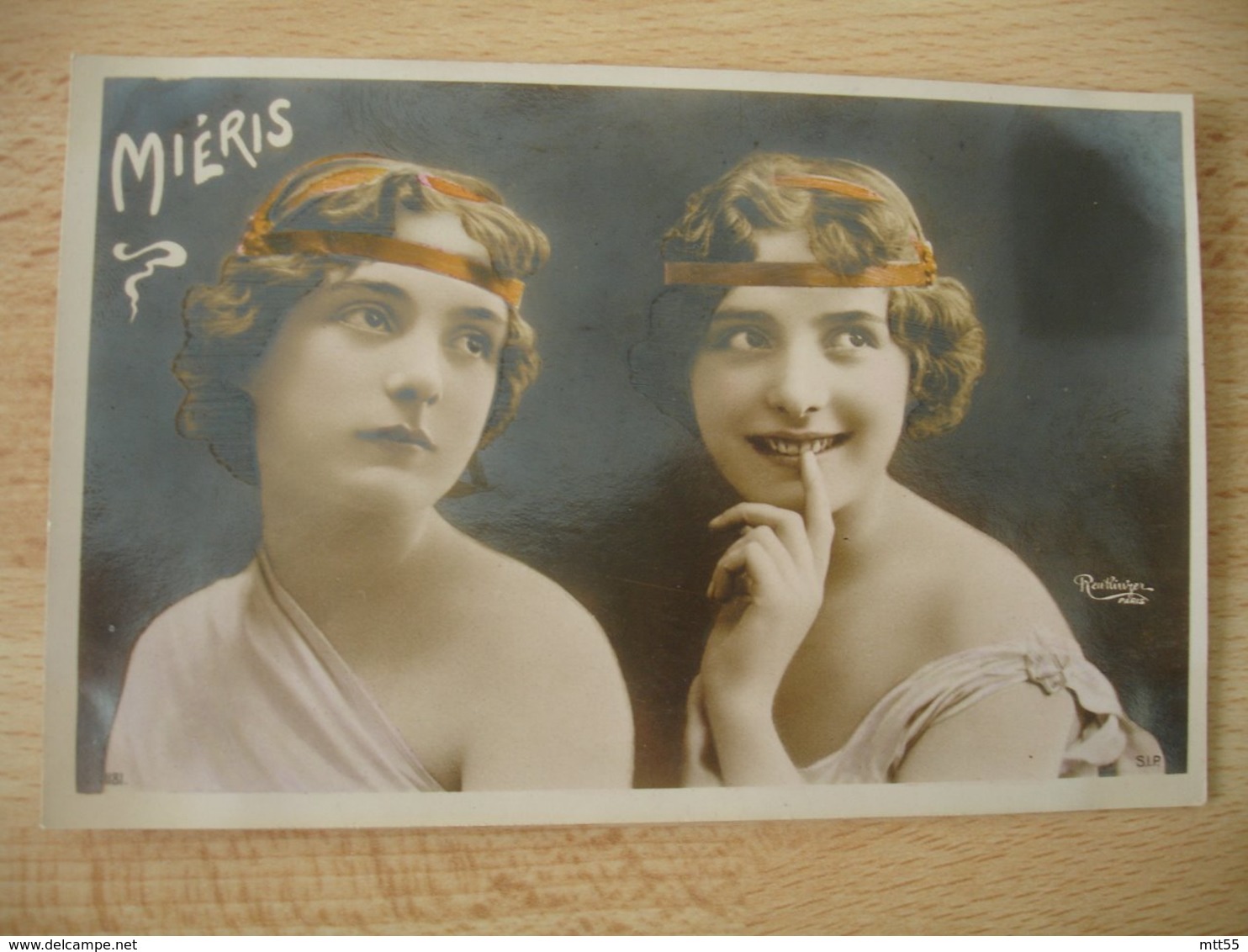 Portrait Femme Mieris E Par Reutlinger Photographe Artiste - Donne