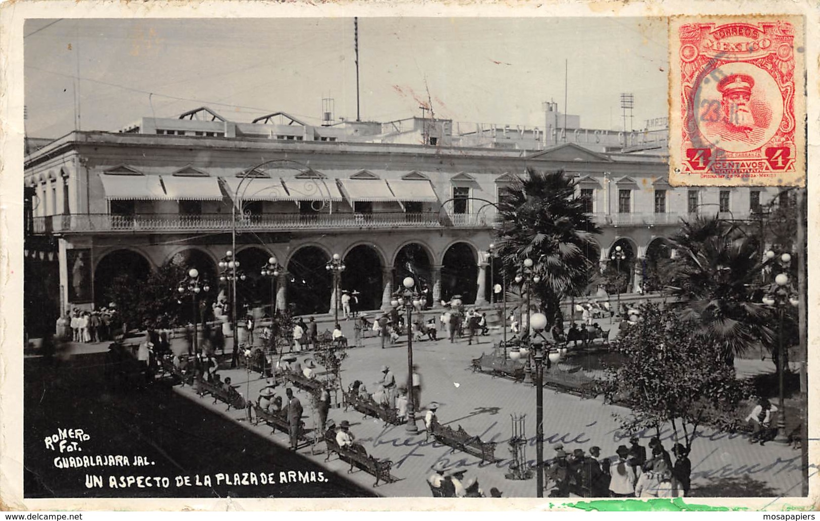 Guadalajara - Un Aspecto De La Plaza De Armas - Mexique