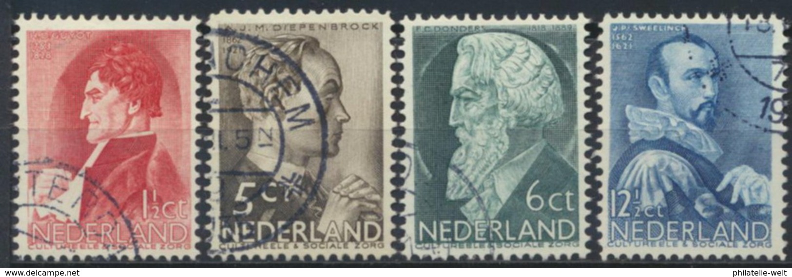 Niederlande 282/85 O - Gebraucht