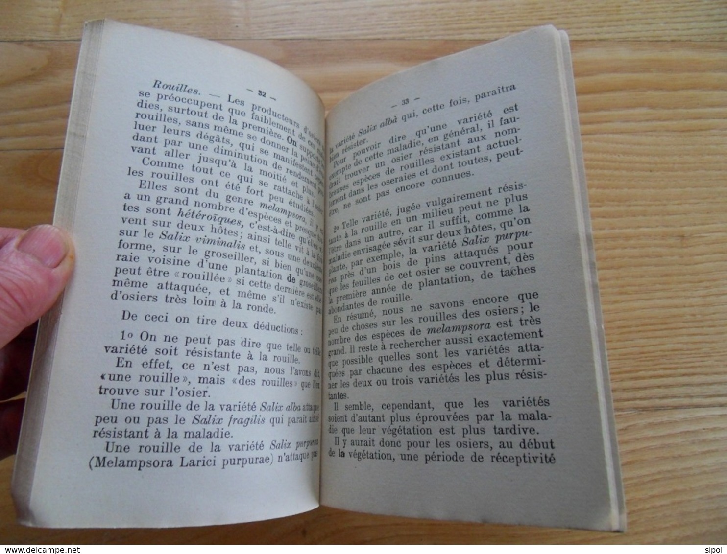 La Culture De L Osier Par M.Leroux   Ecole De Vannerie De Fayl- Billot  N°135 Bibli.Vermorel 50 Pages - Garden