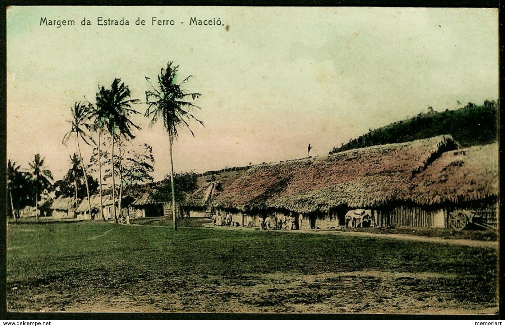 MACEIO - Alagoas - Original Old Postcard, Margem Da Estrada De Ferro - Unused - Maceió