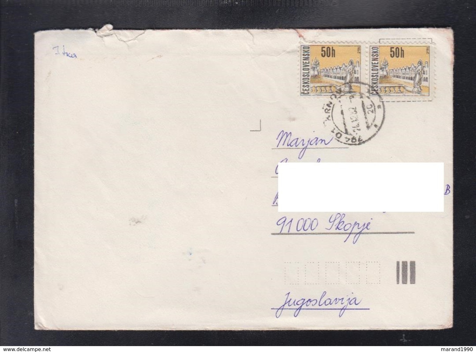 SLOVAKIA, COVER, COAT OF ARMS / REPUBLIC OF MACEDONIA ** - Cartas & Documentos