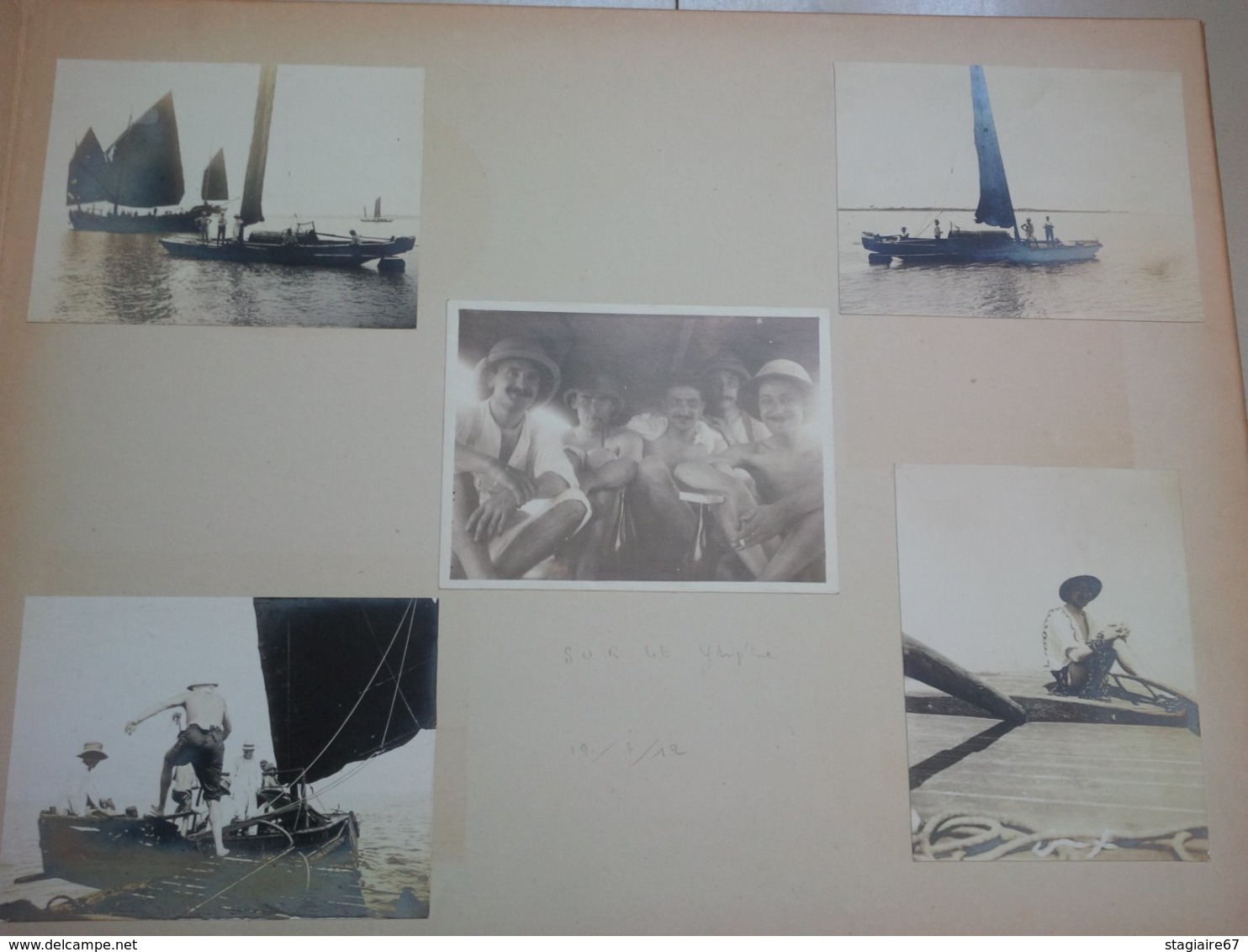 ALBUM CHINE INDOCHINE 24 PHOTOGRAPHIES 1912 LE YANG TSE BATEAUX JONQUE MILITAIRE